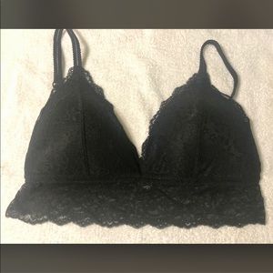 Black Padded Lace H&M Bralette